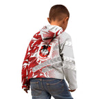 St George Illawarra Dragons Rugby Kid Hoodie Fierce Mascot Geometric Tribal Art