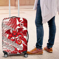 St George Illawarra Dragons Rugby Luggage Cover Fierce Mascot Geometric Tribal Art