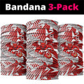 St George Illawarra Dragons Rugby Neck Gaiter Fierce Mascot Geometric Tribal Art