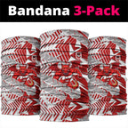 St George Illawarra Dragons Rugby Neck Gaiter Fierce Mascot Geometric Tribal Art