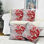 St George Illawarra Dragons Rugby Pillow Cover Fierce Mascot Geometric Tribal Art