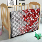 St George Illawarra Dragons Rugby Quilt Fierce Mascot Geometric Tribal Art
