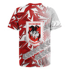 St George Illawarra Dragons Rugby Rugby Jersey Fierce Mascot Geometric Tribal Art