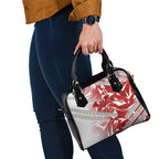St George Illawarra Dragons Rugby Shoulder Handbag Fierce Mascot Geometric Tribal Art