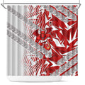 St George Illawarra Dragons Rugby Shower Curtain Fierce Mascot Geometric Tribal Art