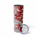 St George Illawarra Dragons Rugby Skinny Tumbler Fierce Mascot Geometric Tribal Art