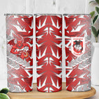 St George Illawarra Dragons Rugby Skinny Tumbler Fierce Mascot Geometric Tribal Art