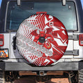St George Illawarra Dragons Rugby Spare Tire Cover Fierce Mascot Geometric Tribal Art
