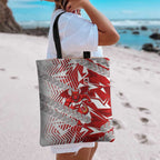 St George Illawarra Dragons Rugby Tote Bag Fierce Mascot Geometric Tribal Art