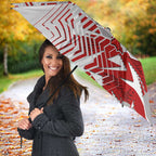 St George Illawarra Dragons Rugby Umbrella Fierce Mascot Geometric Tribal Art