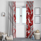 St George Illawarra Dragons Rugby Window Curtain Fierce Mascot Geometric Tribal Art