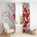 St George Illawarra Dragons Rugby Window Curtain Fierce Mascot Geometric Tribal Art