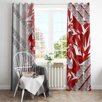 St George Illawarra Dragons Rugby Window Curtain Fierce Mascot Geometric Tribal Art