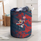 Sydney Roosters Rugby Laundry Basket Fierce Mascot Geometric Tribal Art