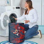 Sydney Roosters Rugby Laundry Basket Fierce Mascot Geometric Tribal Art