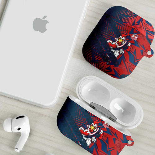 Sydney Roosters Rugby AirPods Case Fierce Mascot Geometric Tribal Art