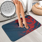 Sydney Roosters Rugby Bathroom Set Fierce Mascot Geometric Tribal Art