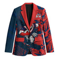 Sydney Roosters Rugby Blazer Fierce Mascot Geometric Tribal Art