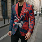 Sydney Roosters Rugby Blazer Fierce Mascot Geometric Tribal Art