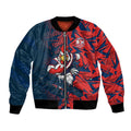 Sydney Roosters Rugby Bomber Jacket Fierce Mascot Geometric Tribal Art