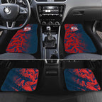 Sydney Roosters Rugby Car Mats Fierce Mascot Geometric Tribal Art