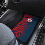 Sydney Roosters Rugby Car Mats Fierce Mascot Geometric Tribal Art