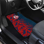 Sydney Roosters Rugby Car Mats Fierce Mascot Geometric Tribal Art