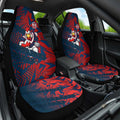 Sydney Roosters Rugby Car Seat Cover Fierce Mascot Geometric Tribal Art