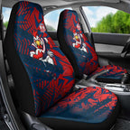 Sydney Roosters Rugby Car Seat Cover Fierce Mascot Geometric Tribal Art