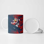 Sydney Roosters Rugby Ceramic Mug Fierce Mascot Geometric Tribal Art