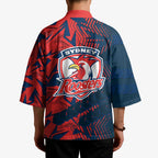 Sydney Roosters Rugby Kimono Fierce Mascot Geometric Tribal Art