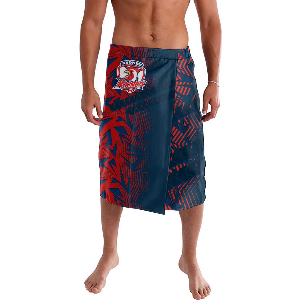 Sydney Roosters Rugby Lavalava Fierce Mascot Geometric Tribal Art