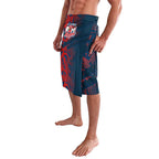 Sydney Roosters Rugby Lavalava Fierce Mascot Geometric Tribal Art