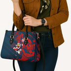 Sydney Roosters Rugby Leather Bag Fierce Mascot Geometric Tribal Art