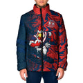 Sydney Roosters Rugby Padded Jacket Fierce Mascot Geometric Tribal Art