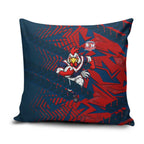 Sydney Roosters Rugby Pillow Cover Fierce Mascot Geometric Tribal Art