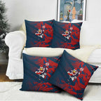 Sydney Roosters Rugby Pillow Cover Fierce Mascot Geometric Tribal Art
