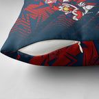 Sydney Roosters Rugby Pillow Cover Fierce Mascot Geometric Tribal Art