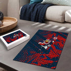 Sydney Roosters Rugby Puzzle Fierce Mascot Geometric Tribal Art