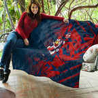 Sydney Roosters Rugby Quilt Fierce Mascot Geometric Tribal Art