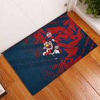 Sydney Roosters Rugby Rubber Doormat Fierce Mascot Geometric Tribal Art