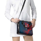 Sydney Roosters Rugby Shoulder Handbag Fierce Mascot Geometric Tribal Art