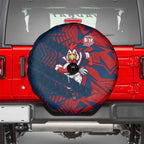 Sydney Roosters Rugby Spare Tire Cover Fierce Mascot Geometric Tribal Art