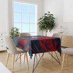 Sydney Roosters Rugby Tablecloth Fierce Mascot Geometric Tribal Art