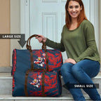 Sydney Roosters Rugby Travel Bag Fierce Mascot Geometric Tribal Art