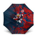 Sydney Roosters Rugby Umbrella Fierce Mascot Geometric Tribal Art