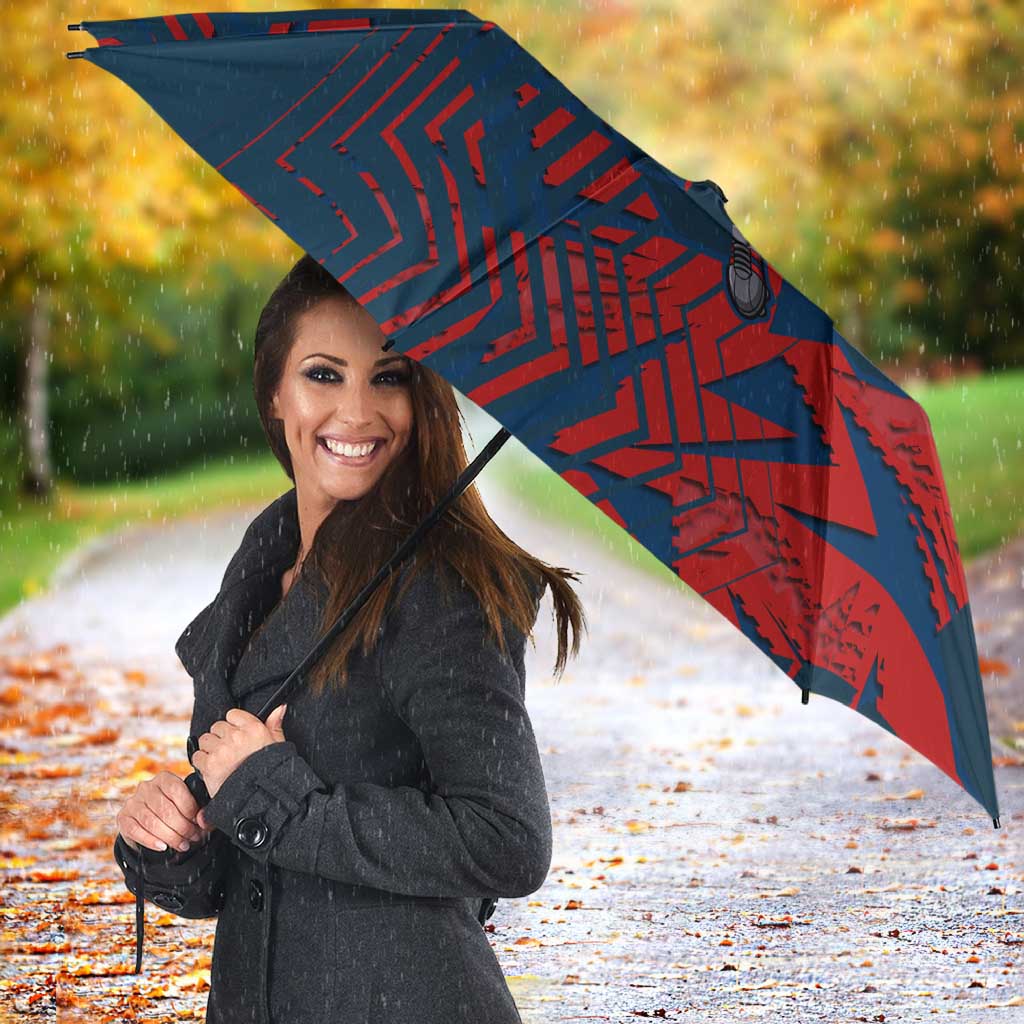 Sydney Roosters Rugby Umbrella Fierce Mascot Geometric Tribal Art