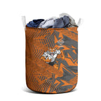 Wests Tigers Rugby Laundry Basket Fierce Mascot Geometric Tribal Art