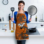 Wests Tigers Rugby Apron Fierce Mascot Geometric Tribal Art