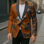 Wests Tigers Rugby Blazer Fierce Mascot Geometric Tribal Art